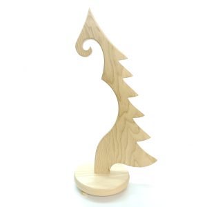 Fenyő formájú állvány - natúr - 37x18cm