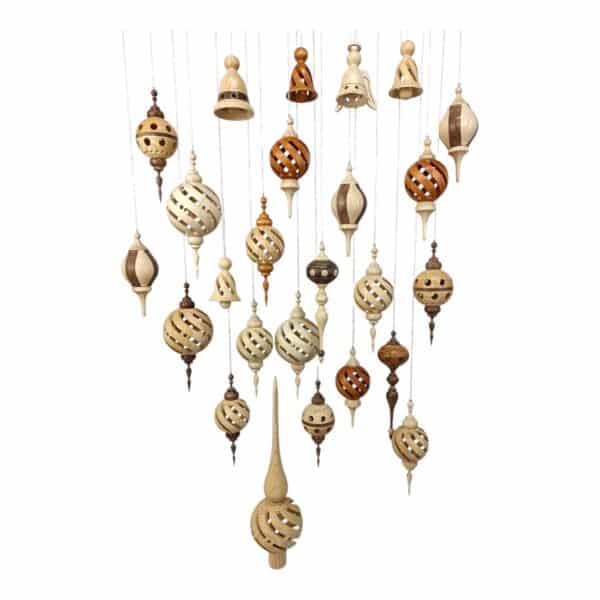 KARÁCSONYFADÍSZ CSOMAG - 25 DB-OS